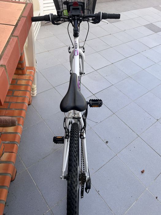 Bicicleta com cesto a frente