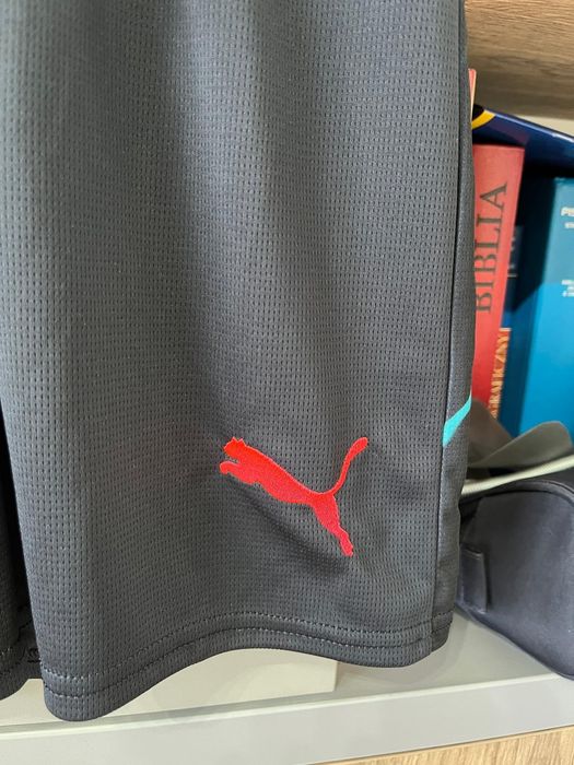 Spodenki dziecięce chłopięce sportowe do piłki nożnej granatowe czarne