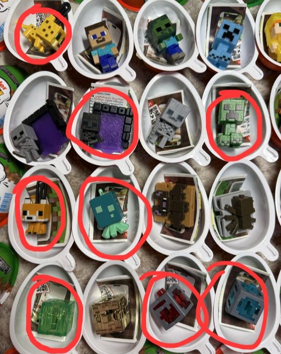 Обмін майнкрафт кіндер джой