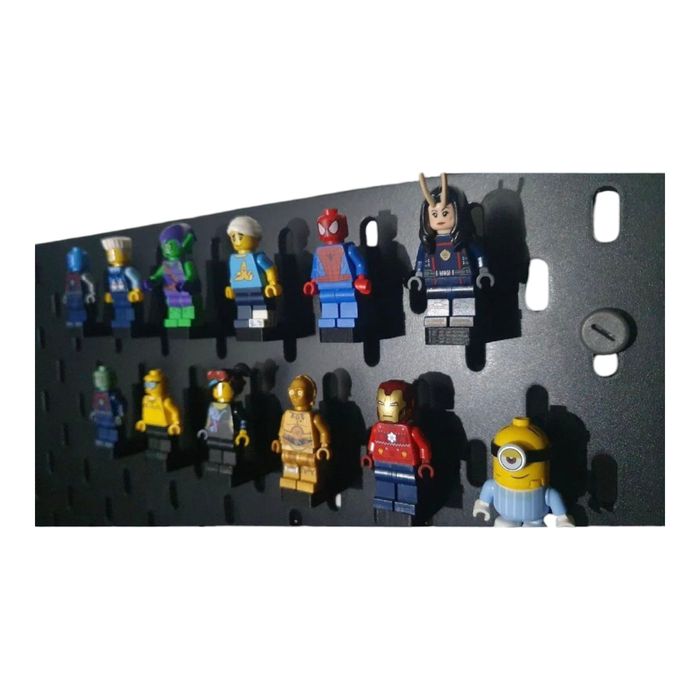 25x Uchwyt / podstawka do tablicy IKEA SKÅDIS na figurki LEGO