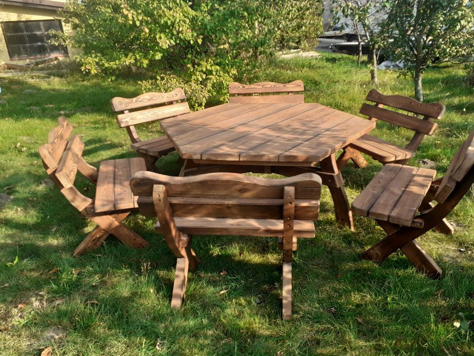 Meble ogrodowe Producent lite drewno