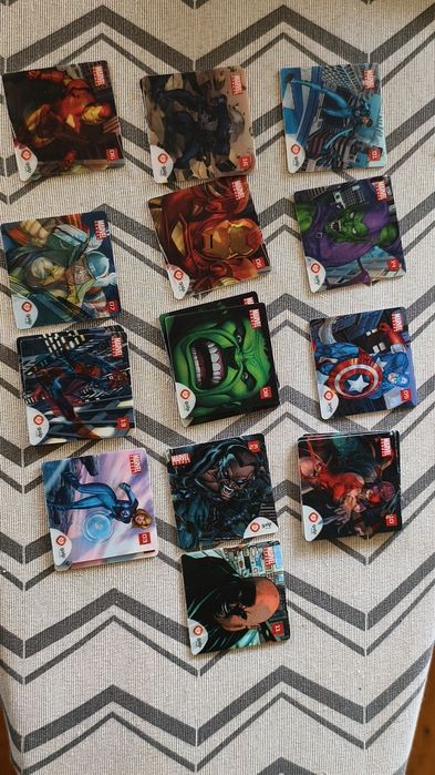 Cromos Holográficos Marvel