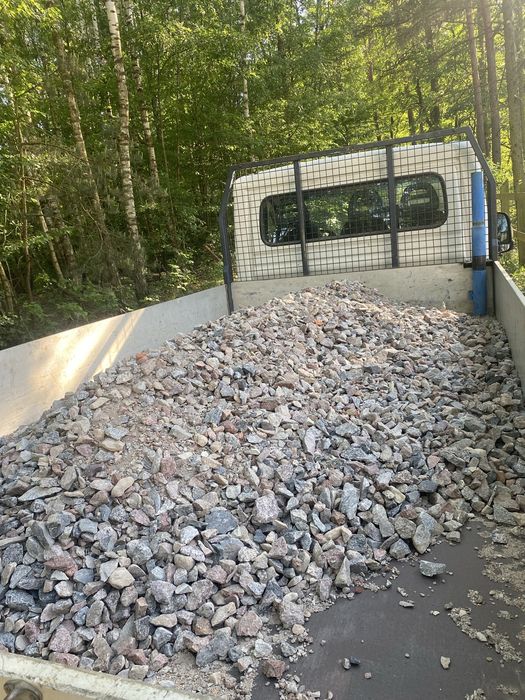 Kamień plukany 2-8, 8-16, 16-32, piasek, żwir, tłuczeń. Transport