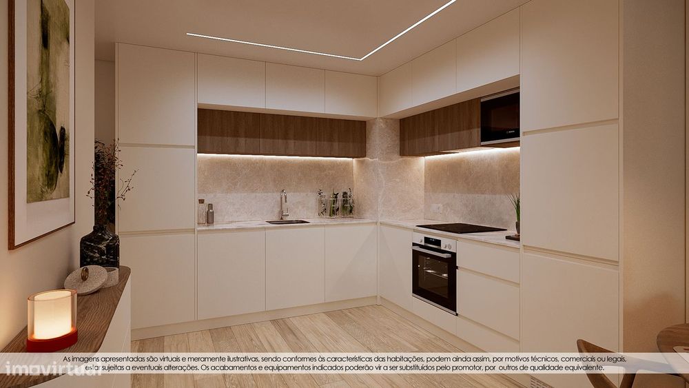 Apartamento T1 + OFFICE novo com varanda e garagem — Mafamude E Vilar Do Paraíso, Porto