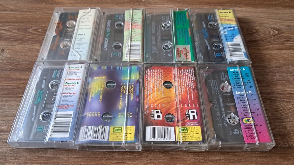 Zestaw kaset Disco Polo (As, Atlantis,  Mister dex)