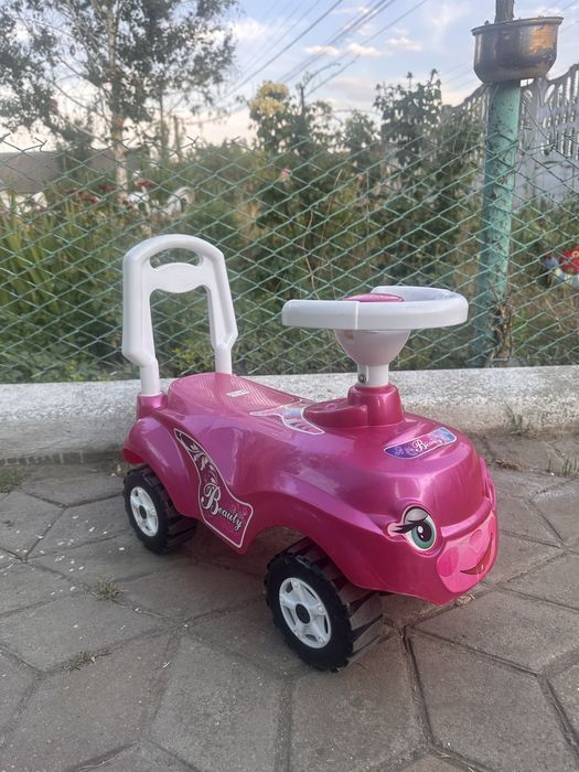 Дитяча машинка каталка мікрокар Orion рожева