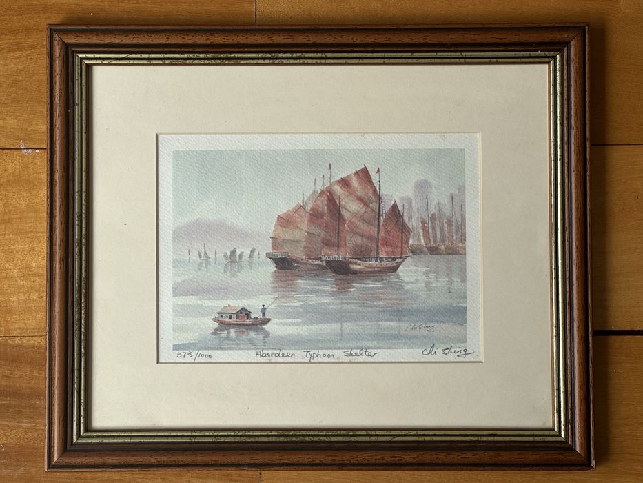 Aguarela serigráfica assinada e numerada - Chi Shing