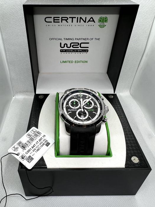 CERTINA WRC LIMITED Edition C001.647.17.207.10 343 z 5000! Limitowany!