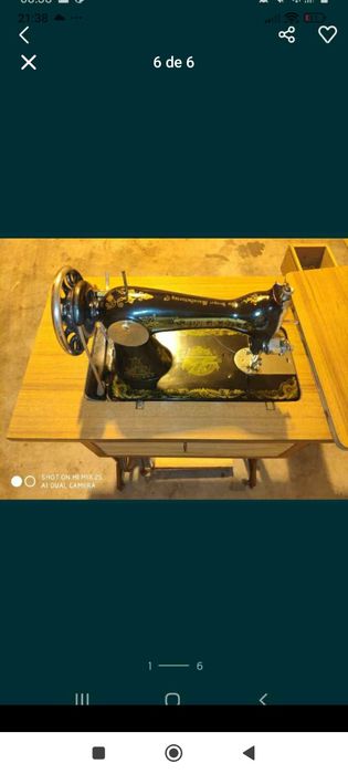 Máquina de costura singer