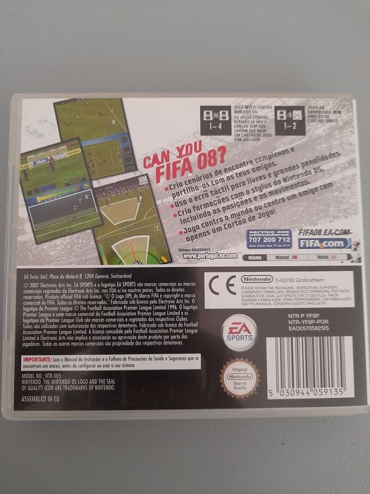 Jogo Nintendo DS Fifa 08