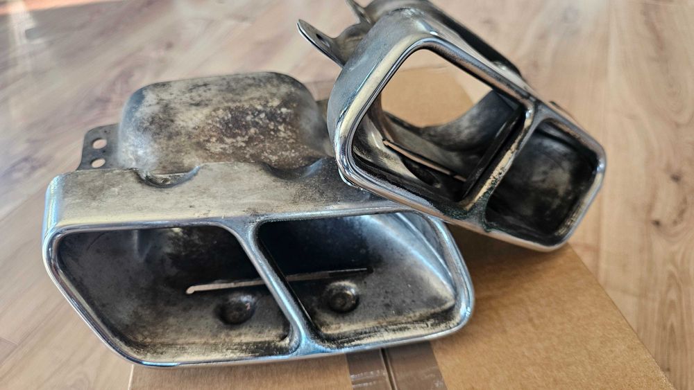 Ponteiras escape Mercedes CLA 45 AMG OEM