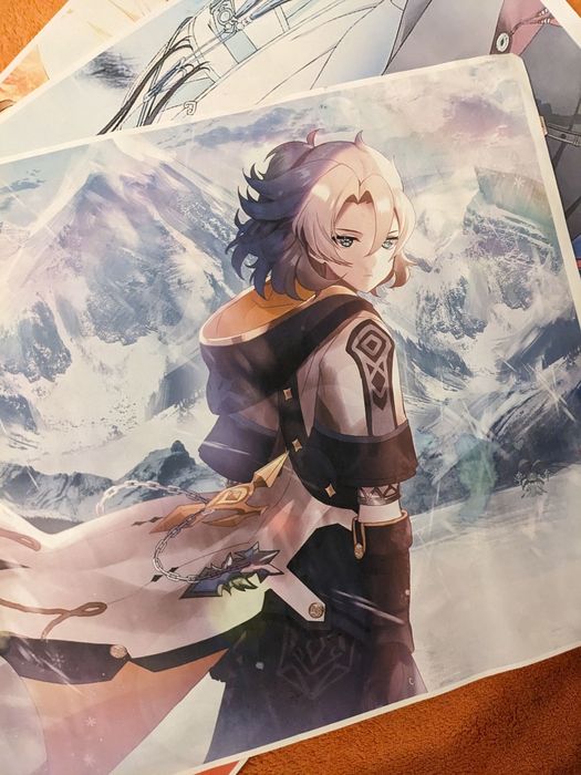 Аниме Плакаты Печать A3 Genshin Impact Разные Принты