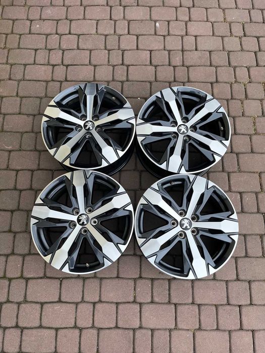Oryginalne alufelgi Peugeot 5x108 18 cali BICOLOR 3008 , 5008