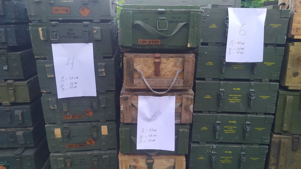 Дерев'яні ящики, транспортна тара, ящик для інструменту, гаража,  складу, дачі та риболовлі. Від 500грн.