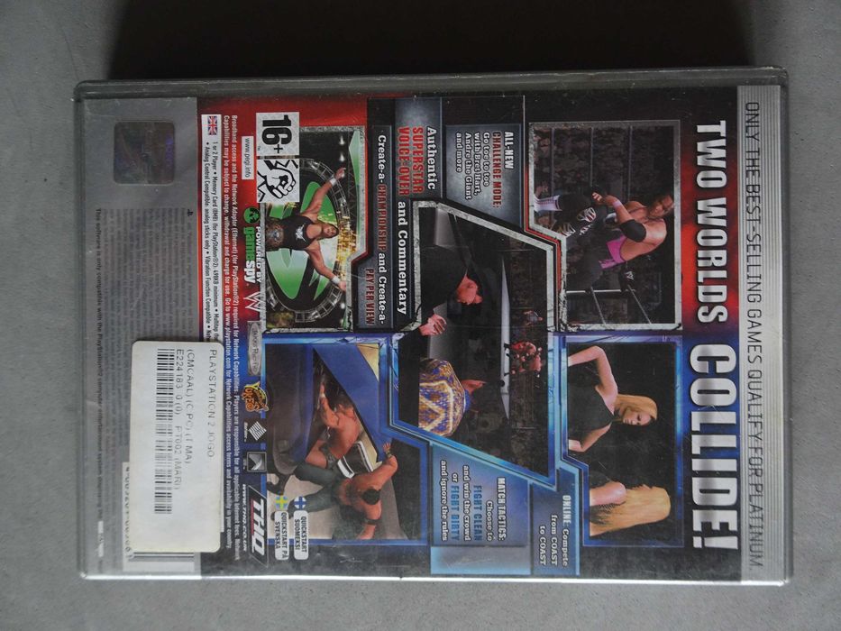 Jogo Playstation 2 PS2 - Smack Down Vs Raw