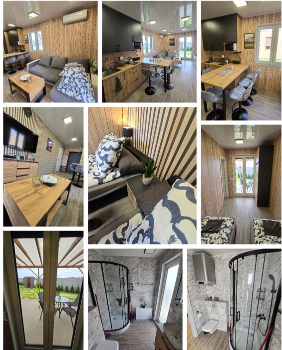 Domek wynajem z sauna jacuzzi ogniskiem najczystsze jezioro Polski