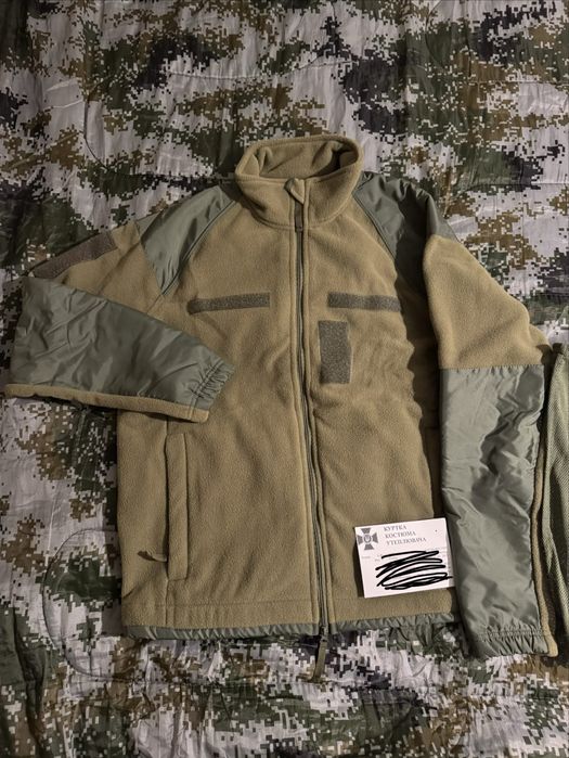 Фліска військова утеплена, тактична, олива | Розмір L/R | Стан нова