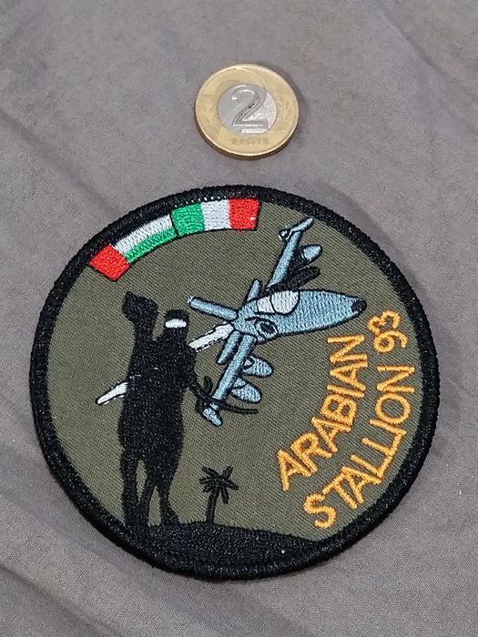Naszywka Aeronautica Militare Włochy/Zjednoczone Emiraty Arabskie