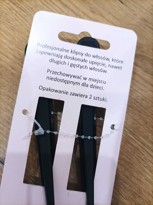 Spinki do włosów czarne