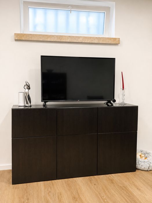 Móvel IKEA BESTÅ preto/castanho 180 cm - Excelente estado