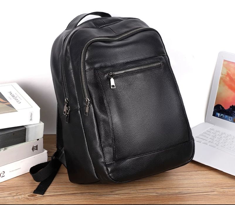 Мужской кожаный рюкзак /чоловічий шкіряний рюкзак (код 02)