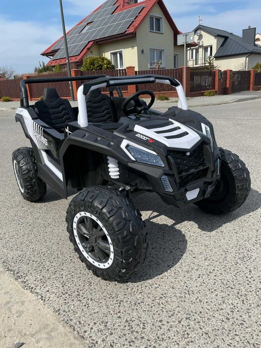 NAJWIĘKSZY Buggy Auto na akumulator dla 2 dzieci 4X200W 24V samochód
