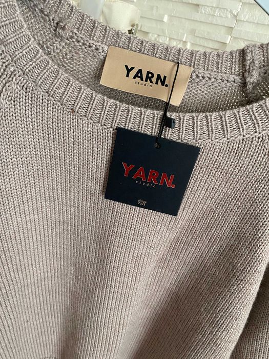 Yarn 100% wełna merynos nowy fango sweterek