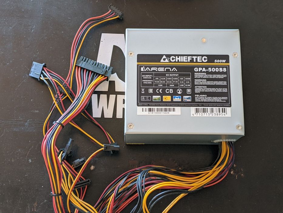 ТОПОВИЙ Блок живлення Chieftec GPA-500S8 500W