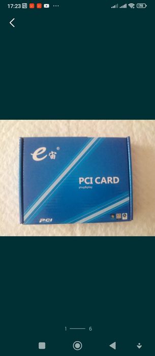 PCI USB NEC adapter 5 портів