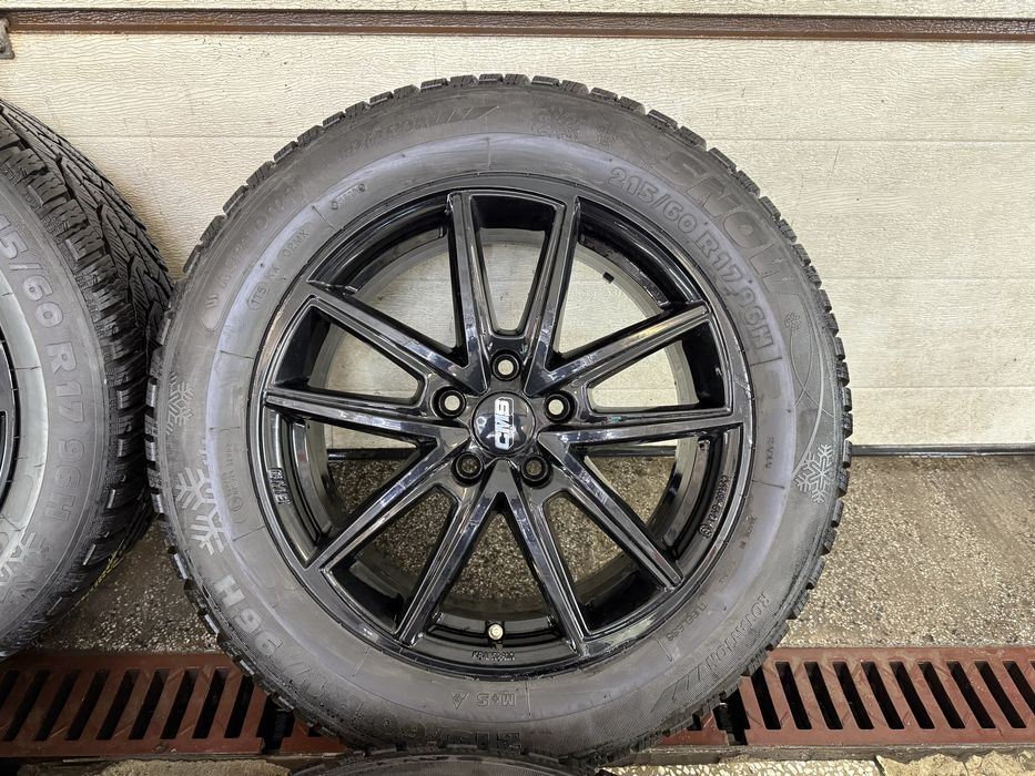 Alufelgi 17’ z oponami Kormoran 215/60/17 5x112 Audi Volkswagen Mercedes