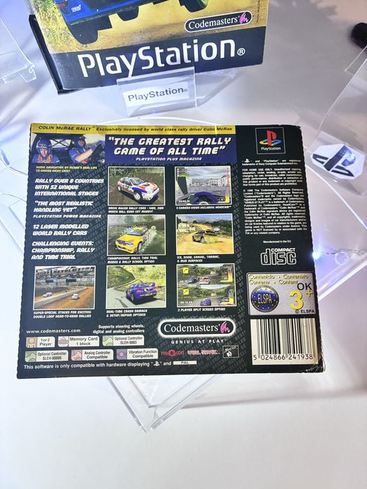 Colin McRae Rally PlayStation1 ps1 psx pudełko
