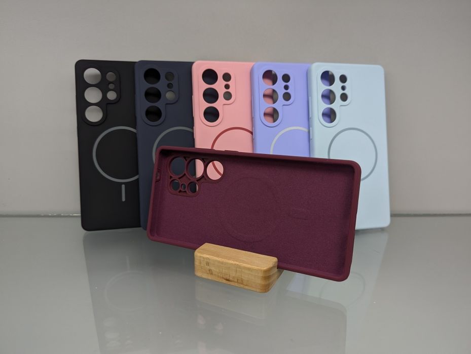 Samsung S25 Ultra MagSafe Противоударный чехол Софт Тач чохол