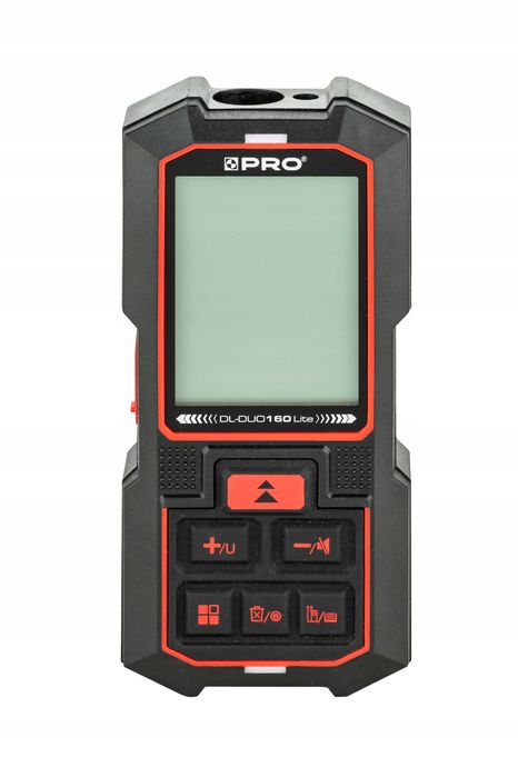 Dalmierz laserowy DL-DUO160LITE 160m USB-C tracking LCD dwustronny PRO