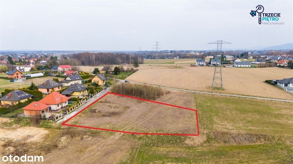 Działka w spokojnej okolicy - Hałcnów