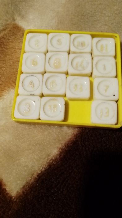 настольная игра пятнашки  детям и взрослым