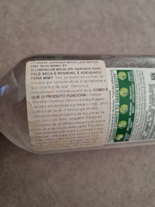 Água micelar tudo em um, Garnier