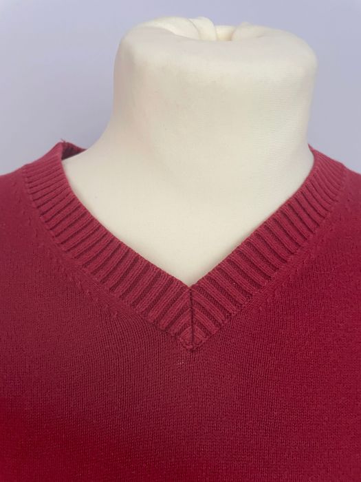 Sweterek bordowy Tommy Hilfiger