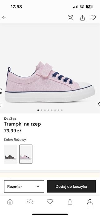 Buty trampki dziewczęce 34