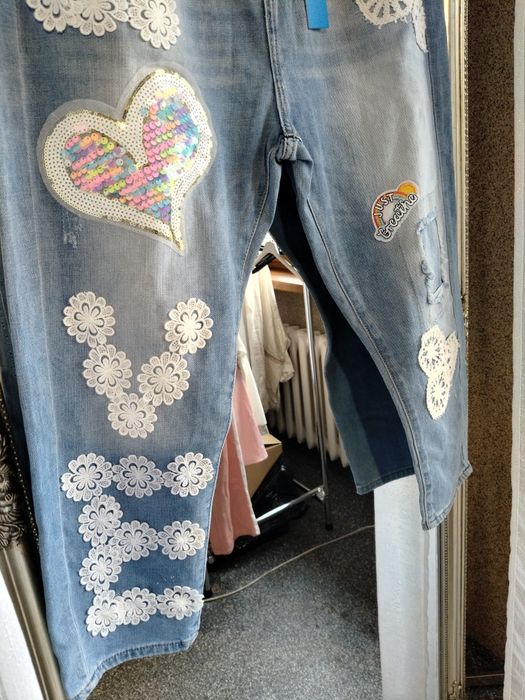 Hit Spodnie jeans wysoki stan S.Woman