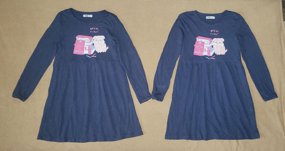 Sukienki dla bliźniaczek 4szt