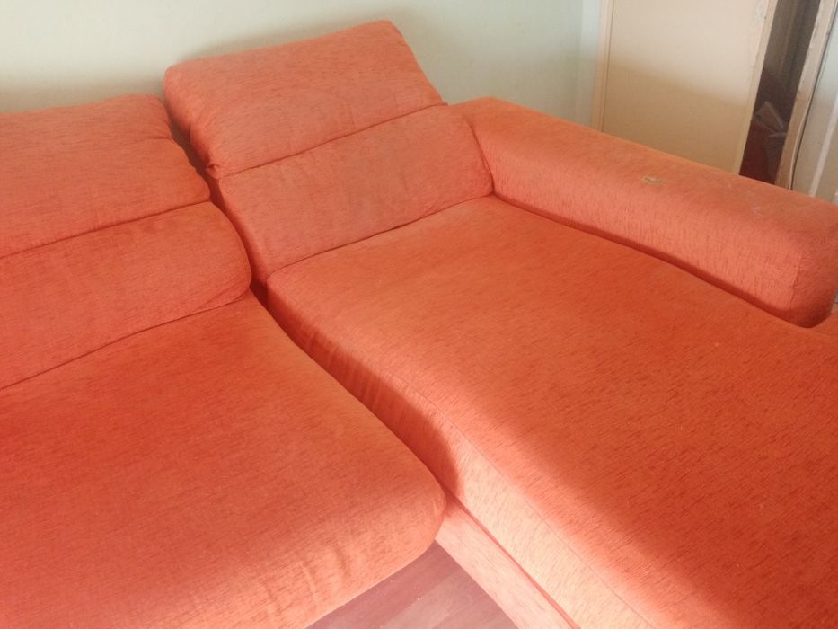 Sofa Grande Completo Laranja
