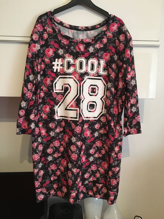 Vestido algodão acetinado Tezenis
