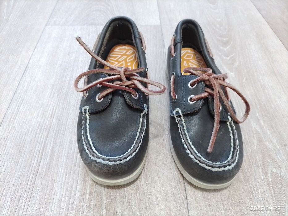 Дитячі шкіряні топ-сайдери Timberland, 28 розмір