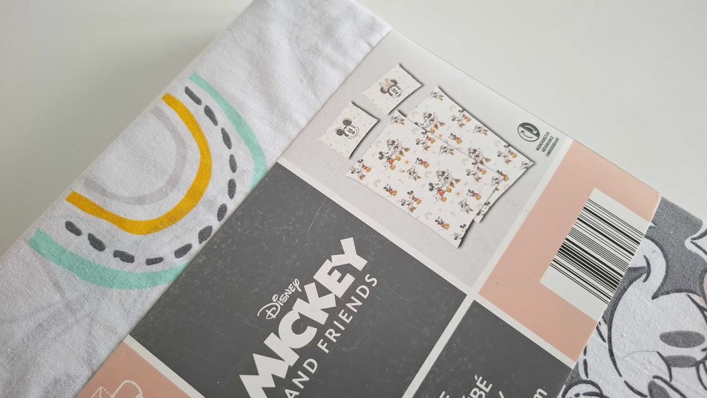 Nowa pościel dziecięca niemowlęca Mickey Disney komplet 100x135