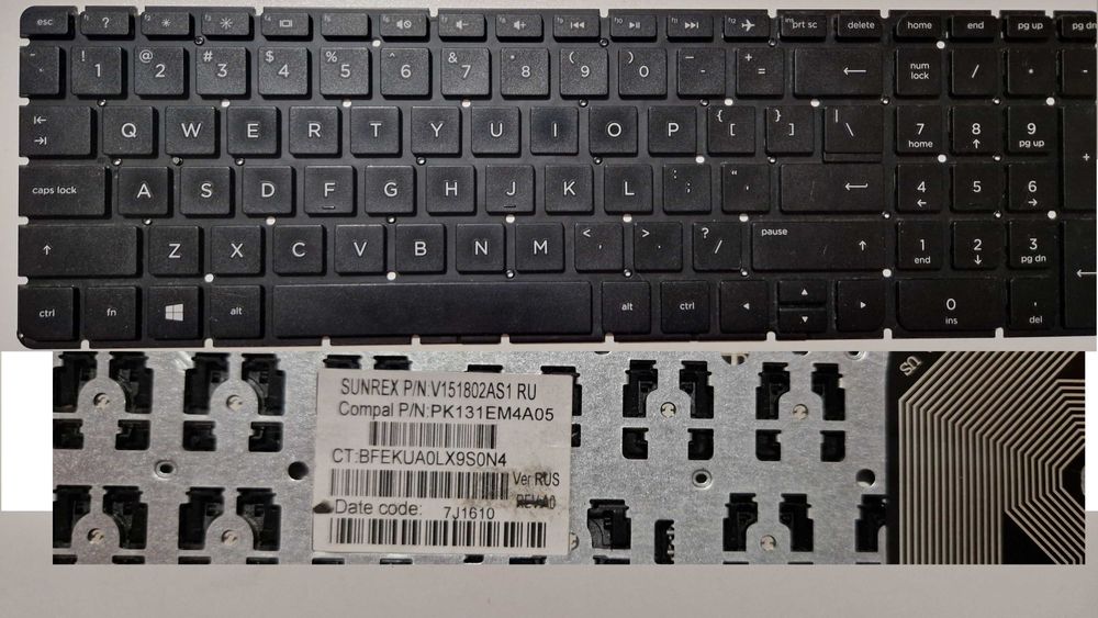 Клавіатури до ноутбуків поклавішно Acer Asus HP Lenovo