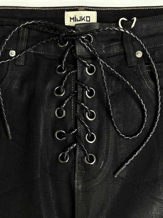 Джинси чорні faded archive черные джинсы distressed black waxed штаны