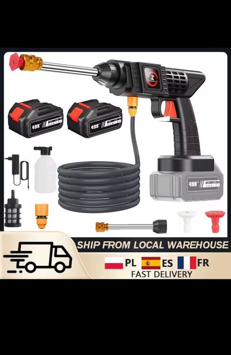 Myjka karcher akumulatorowa 2 x aku 48v  cały osprzęt walizka
