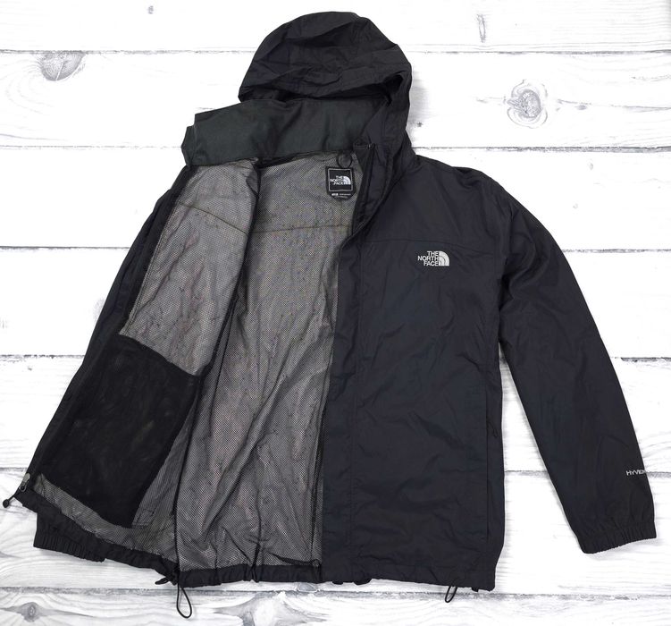 THE NORTH FACE HyVent Męska Kurtka Przeciwdeszczowa Czarna L