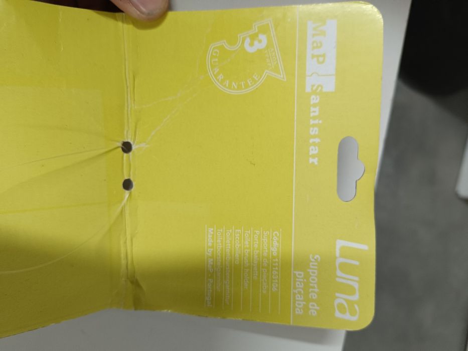 Acessórios de WC cabides e suporte piaça