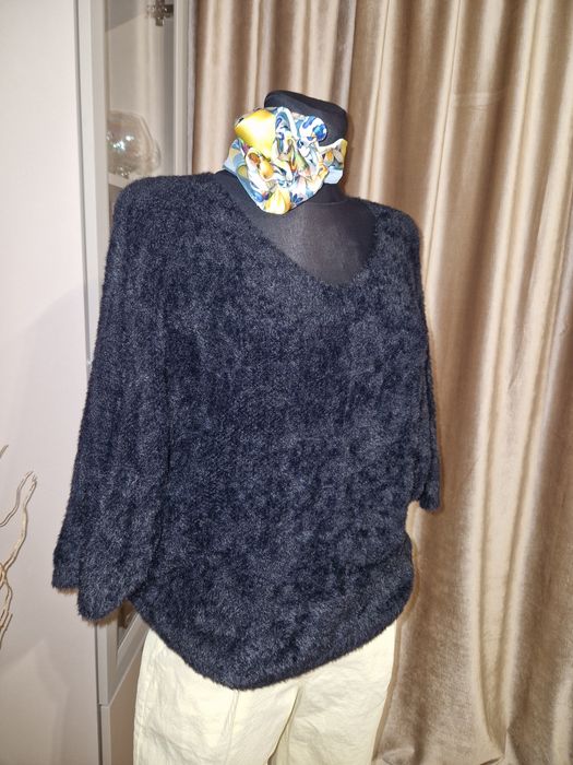 Sweter ala alpaka czarny
